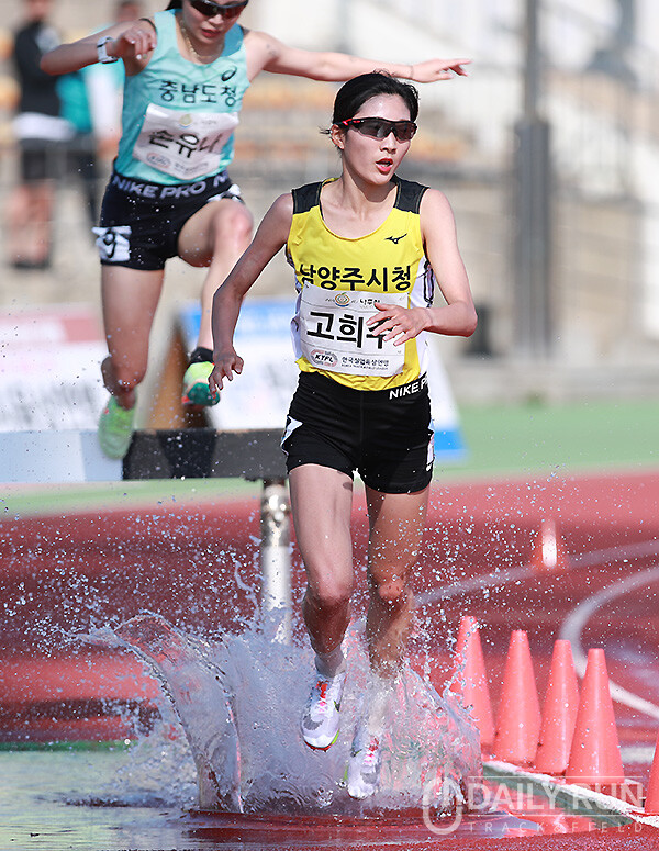 고희주, 고독한 레이스 하지만 결과는 달았다!...3000m 장애물 우승 [나주 실업육상 리뷰]